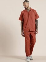 Pure Cotton Slim Fit Shirt with Trousers