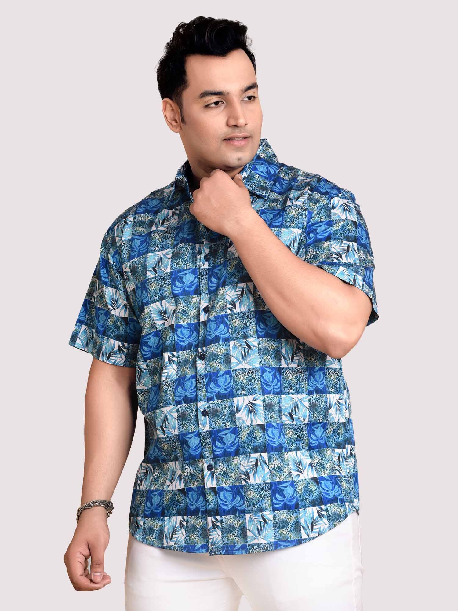 checkers-digital-printed-shirt-men-s-plus-size-guniaa-fashions-1.jpg Classic Checker Digital Print Men Plus Size Shirt - Image 1
