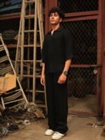 Shirt Collar Short Sleeves Shirt With Trouser - Image 2